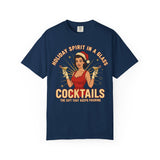 Holiday Spirit In A Glass Cocktails Premium T-Shirt - Unisex