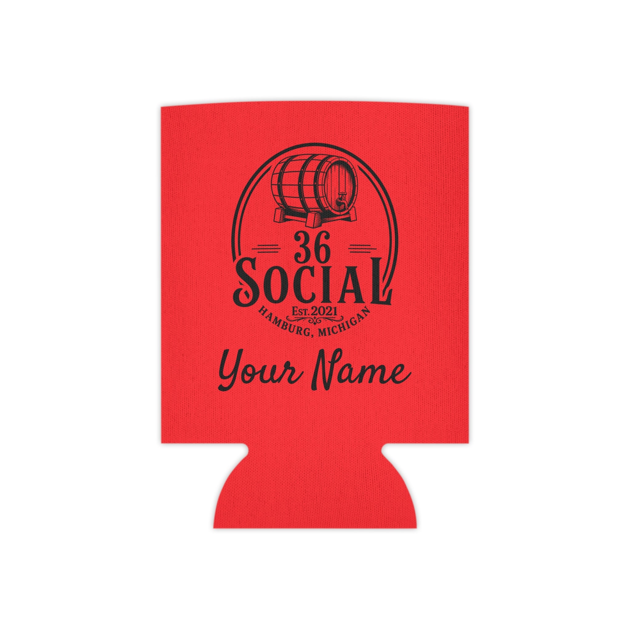 36 Social Logo 2 SL Can Cooler - Regular - Red (Satisfy)