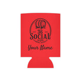 36 Social Logo 2 SL Can Cooler - Regular - Red (Satisfy)