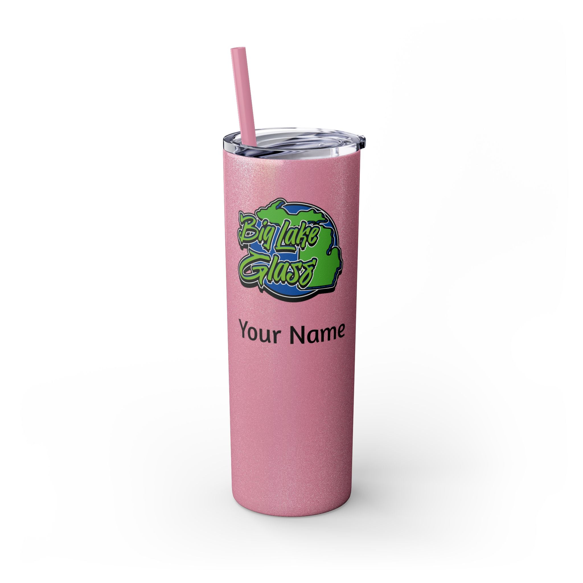 Skinny Steel Tumbler with Straw - 20oz - Big Lake Glass