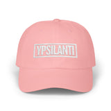 Ypsilanti Bold & Square White Embroidery Dad Cap