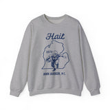 Hail MI Blue Crewneck Sweatshirt - Unisex