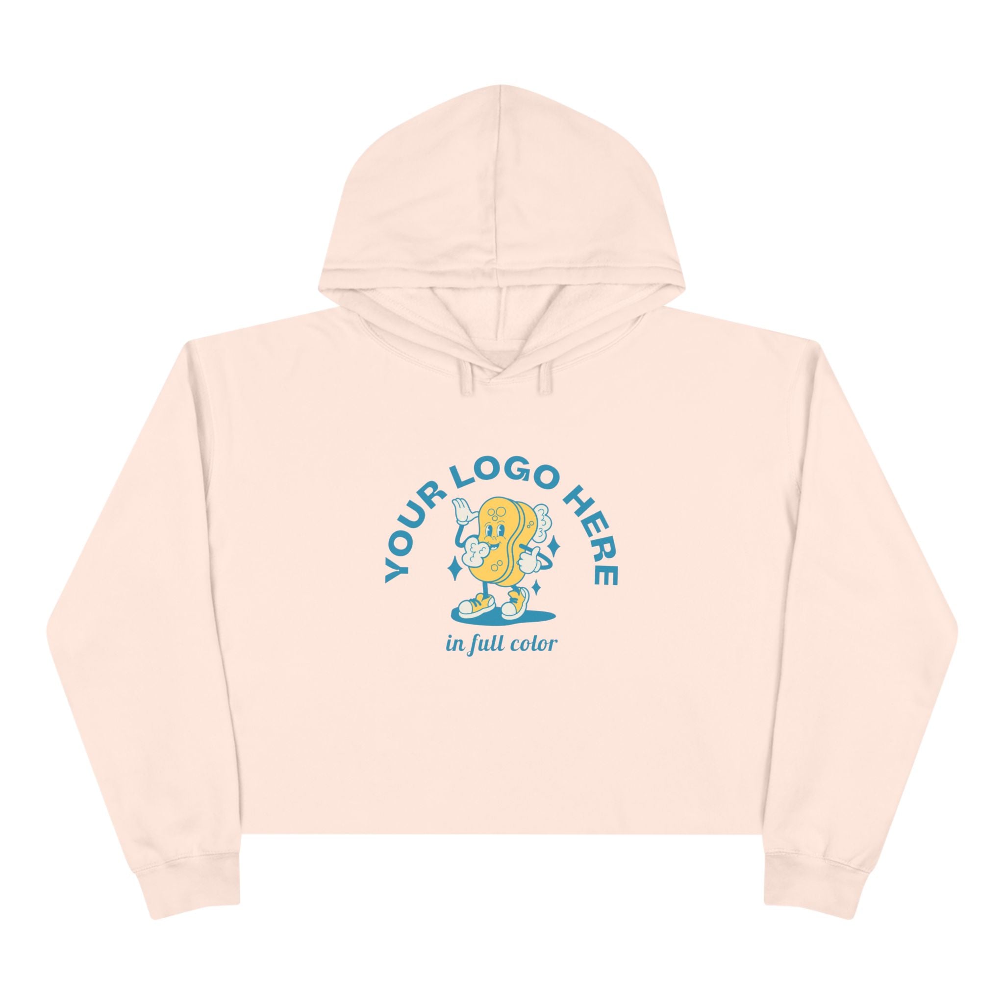 Woman's Crop Hoodie - Your Logo, Your Brand