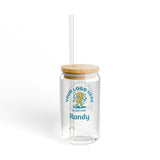 Personalized Sipper Glass - 16oz - Your Logo, Your Brand