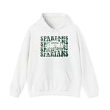 Spartans Football Green Hoodie - Unisex
