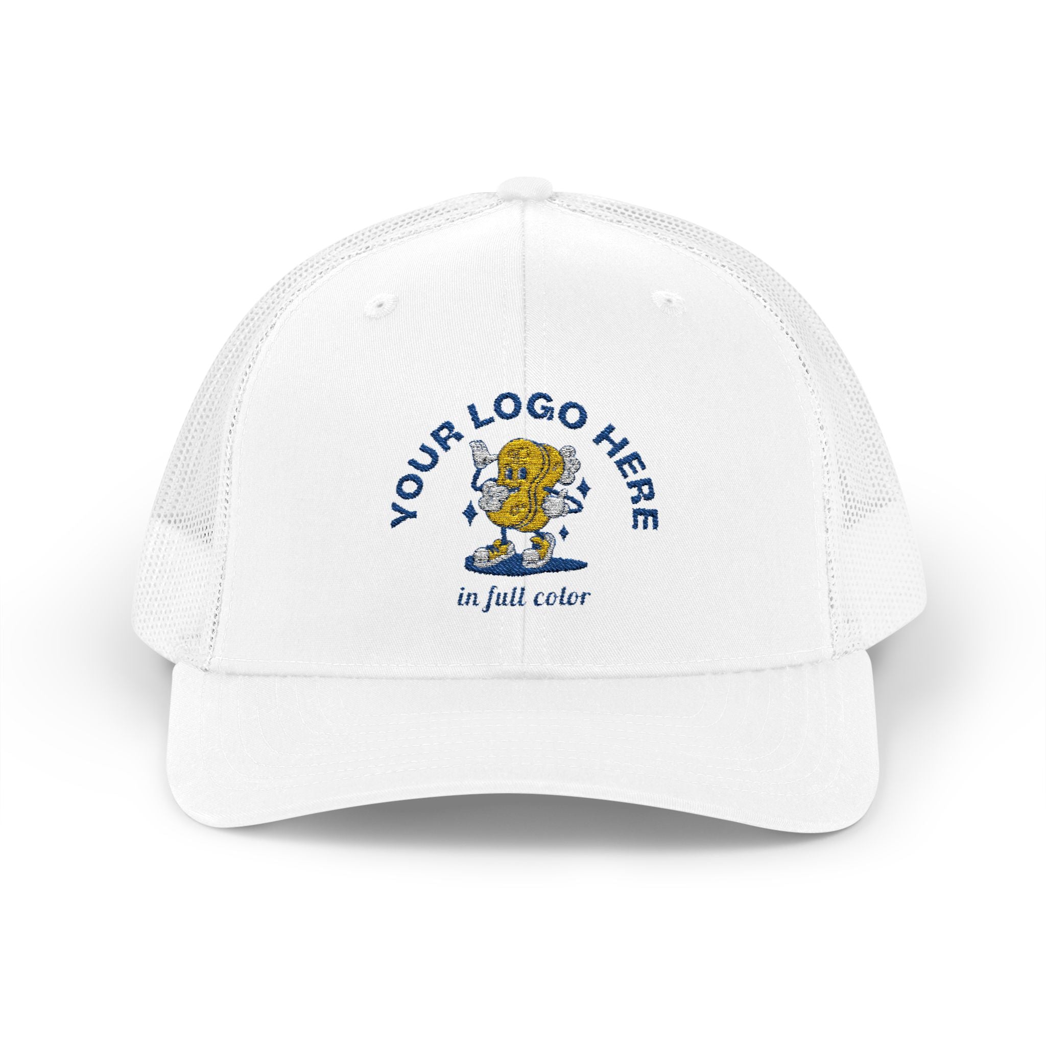 Embroidered Snapback Trucker Cap - Your Logo, Your Brand