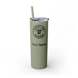 South Lyon Local AF Skinny Steel Tumbler with Straw - 20oz