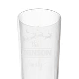 Santa Name Personalized Engraved 16oz Pint Mixing Glass