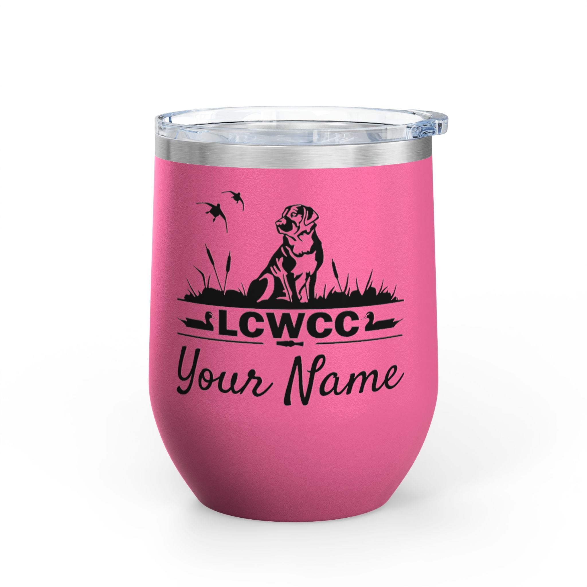 LCWCC Dog Logo Wine Tumbler - 12oz