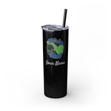 Skinny Steel Tumbler with Straw - 20oz - Big Lake Glass Pipe