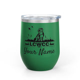 LCWCC Dog Logo Wine Tumbler - 12oz