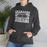 Spartans Football 1 White Hoodie - Unisex