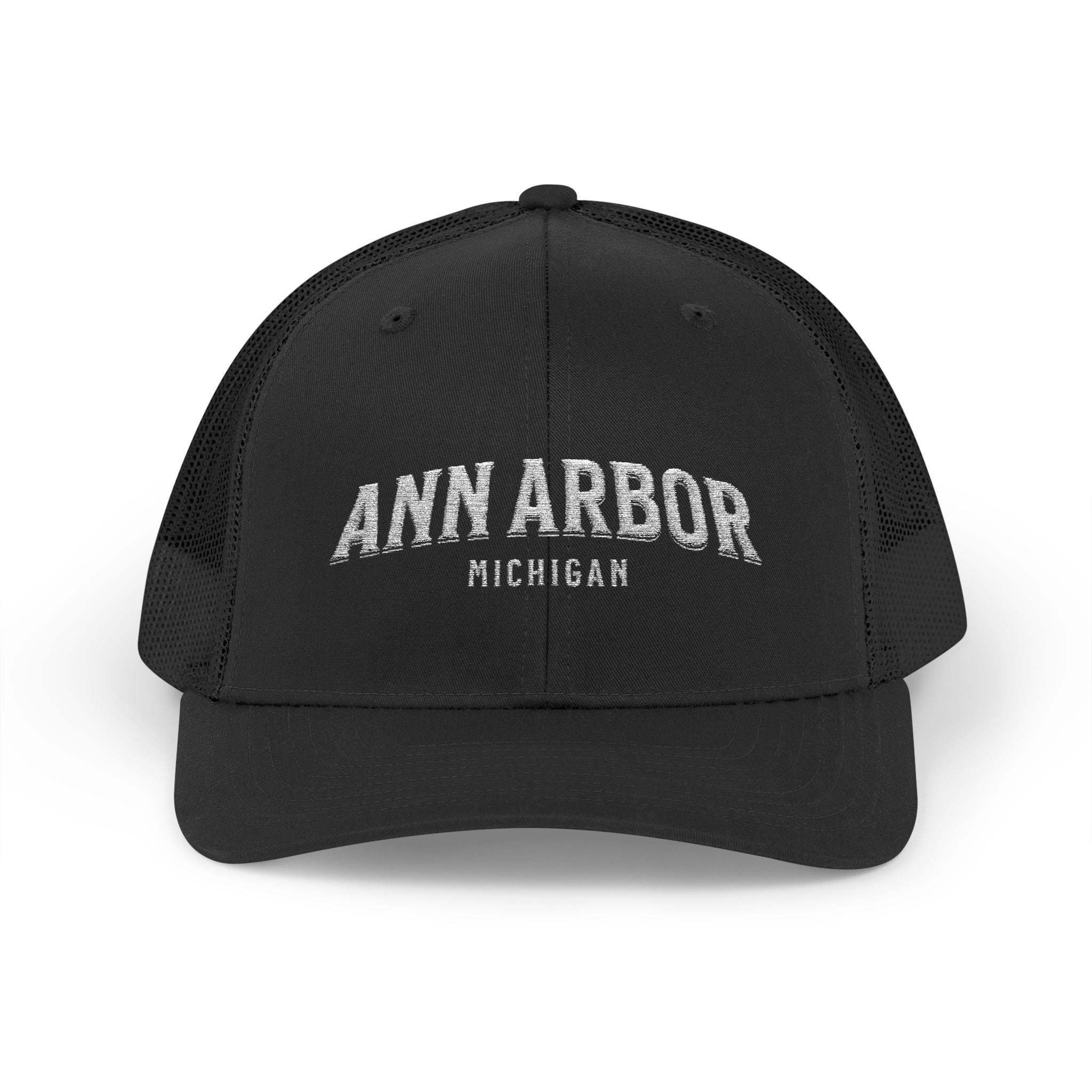 Ann Arbor Michigan Snapback Trucker Cap