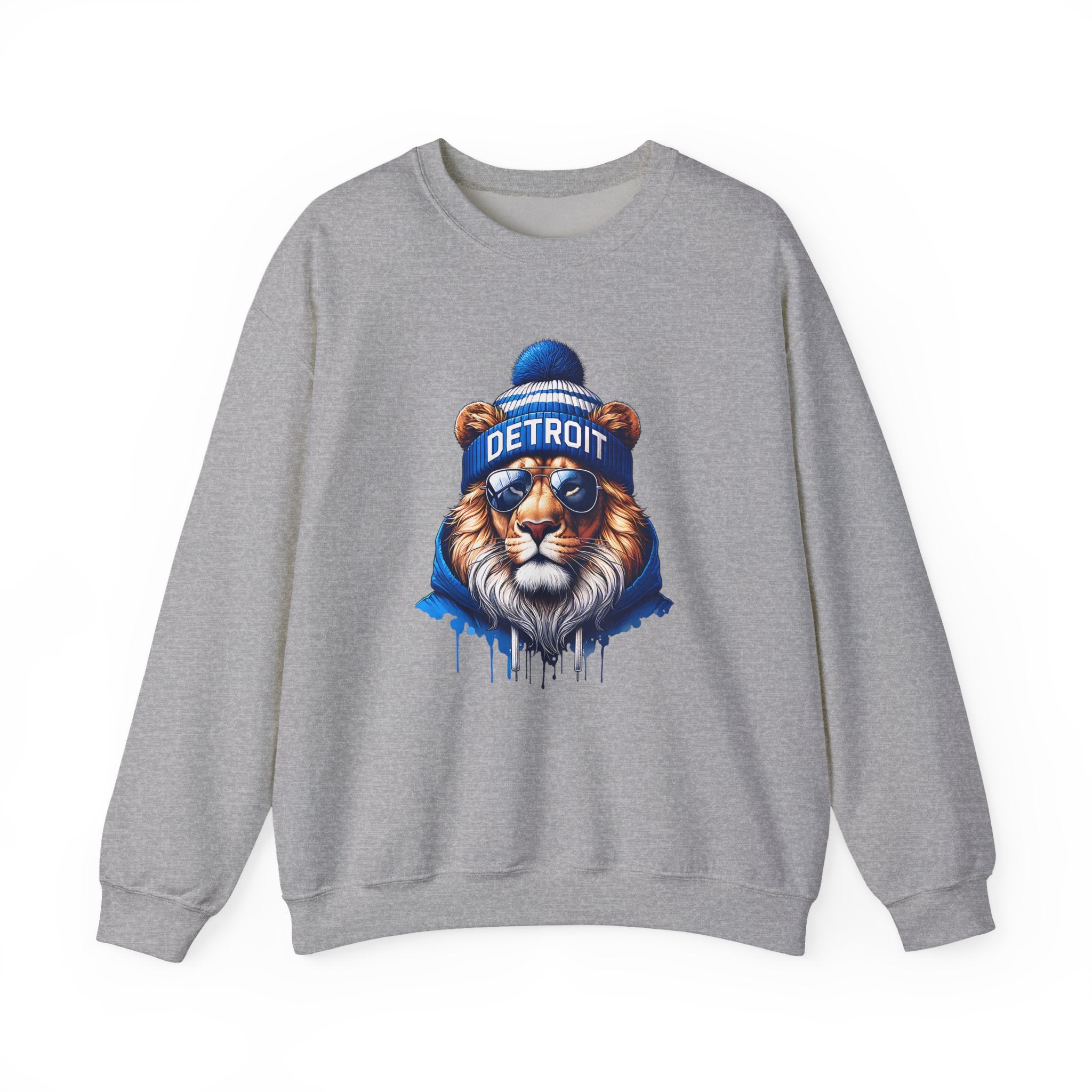 Lion Winter Crewneck Sweatshirt - Unisex