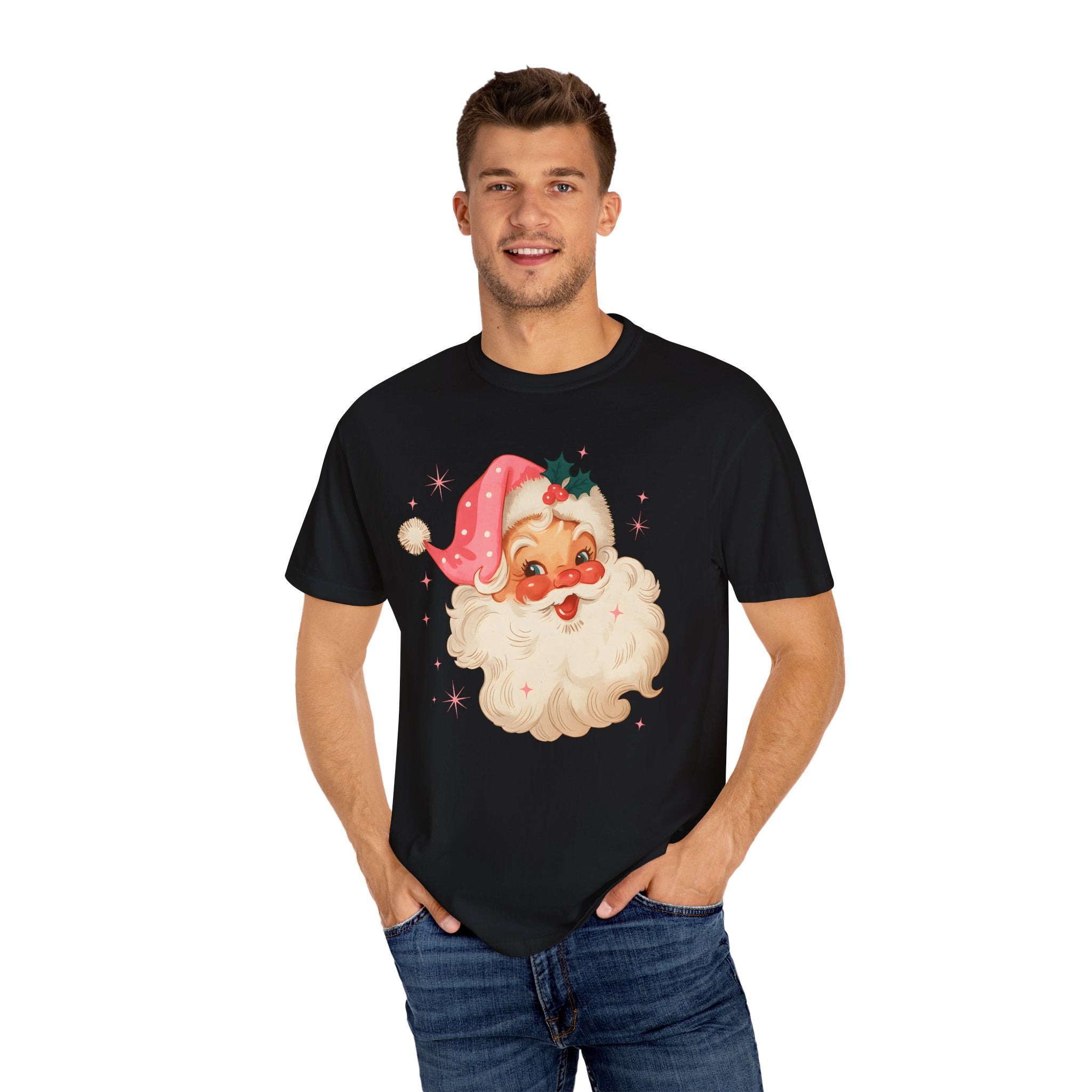 Pink Santa Premium T-Shirt - Unisex