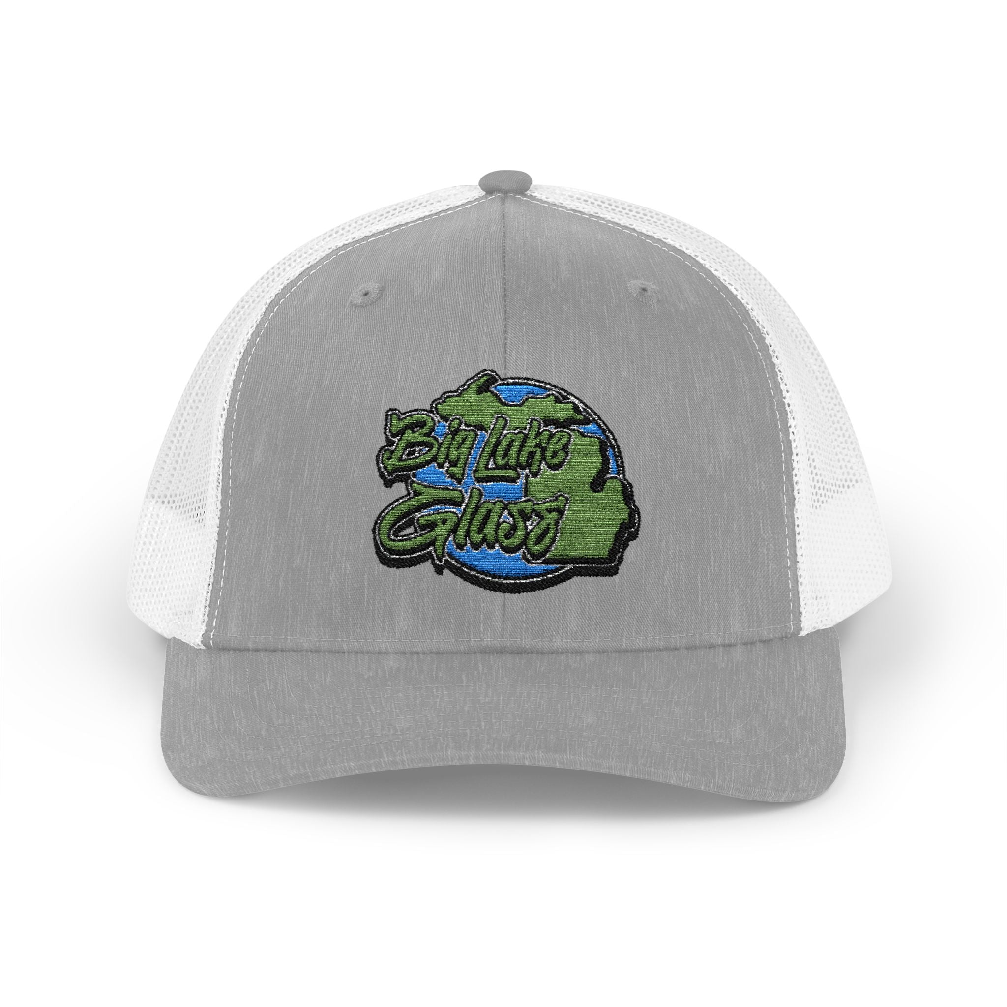 Snapback Trucker Cap - Embroidered - Big Lake Glass