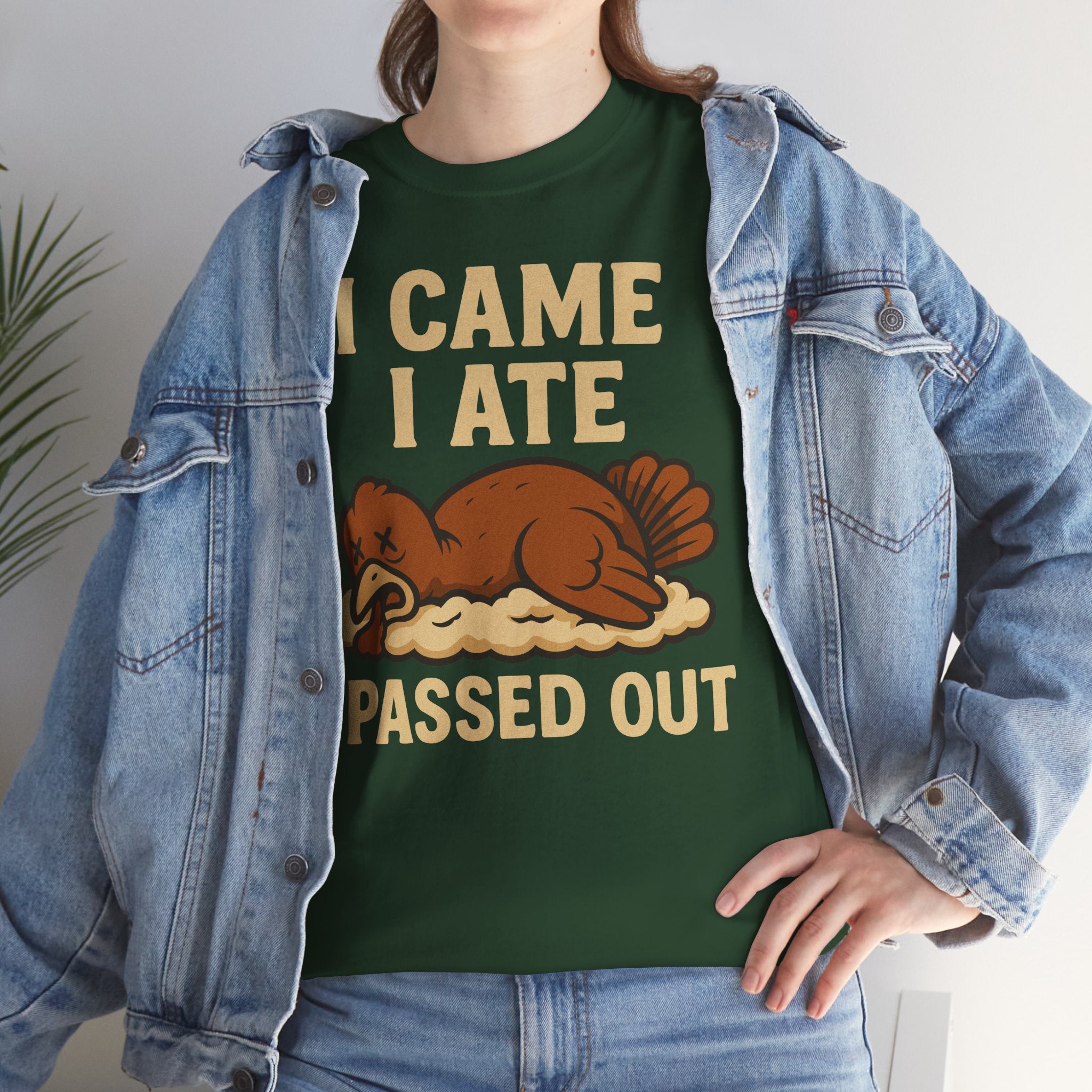 I Came I Ate I Passed Out Basic T-Shirt - Unisex