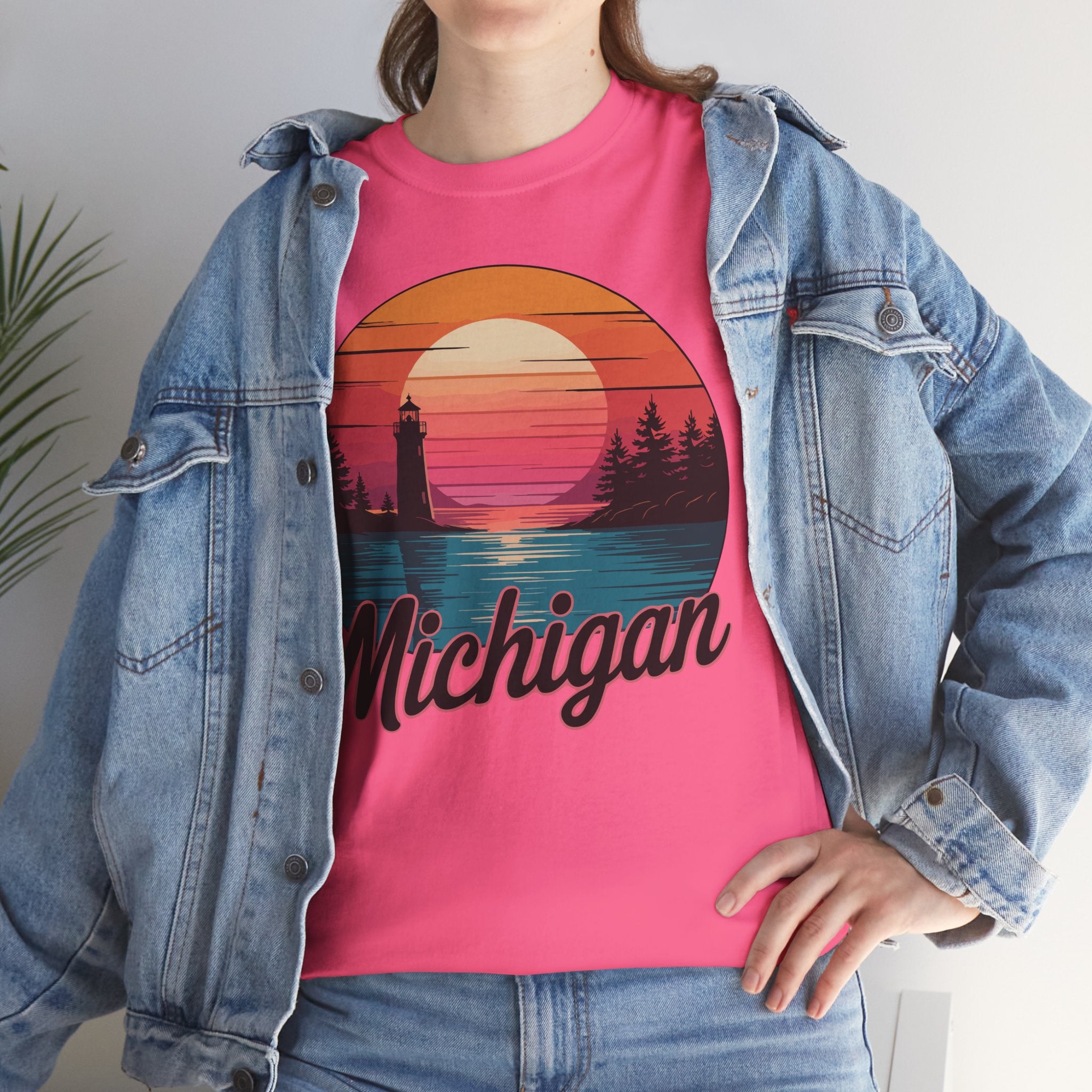 Retro Michigan Sun T-Shirt - Unisex