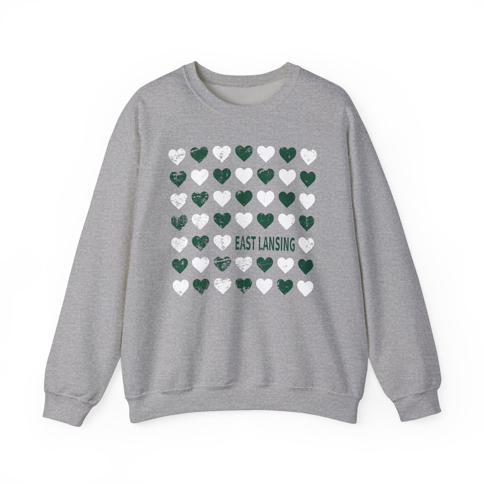 Hearts East Lansing Crewneck Sweatshirt - Unisex