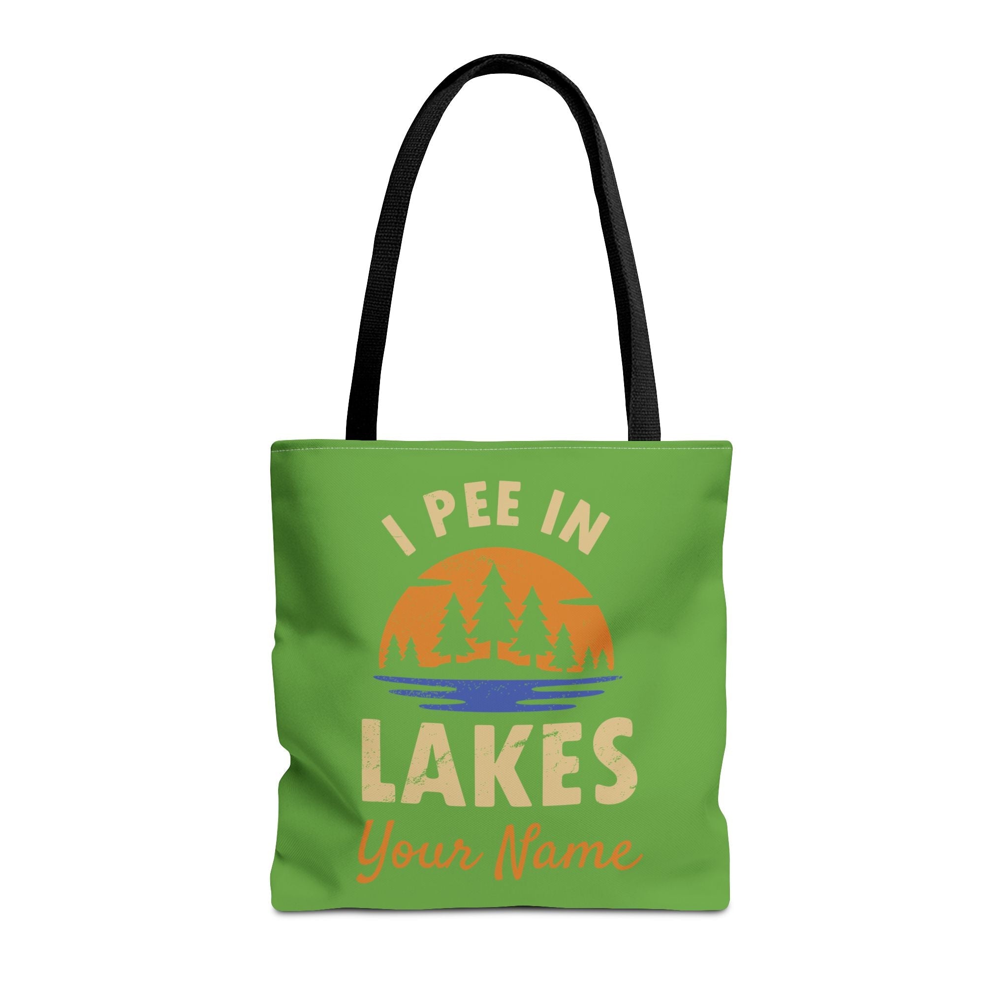 Tote Bag - I Pee In Lakes Retro Sun