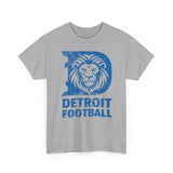 Detroit Football Blue Basic T-Shirt - Unisex