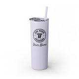 Ann Arbor Local AF Skinny Steel Tumbler with Straw - 20oz