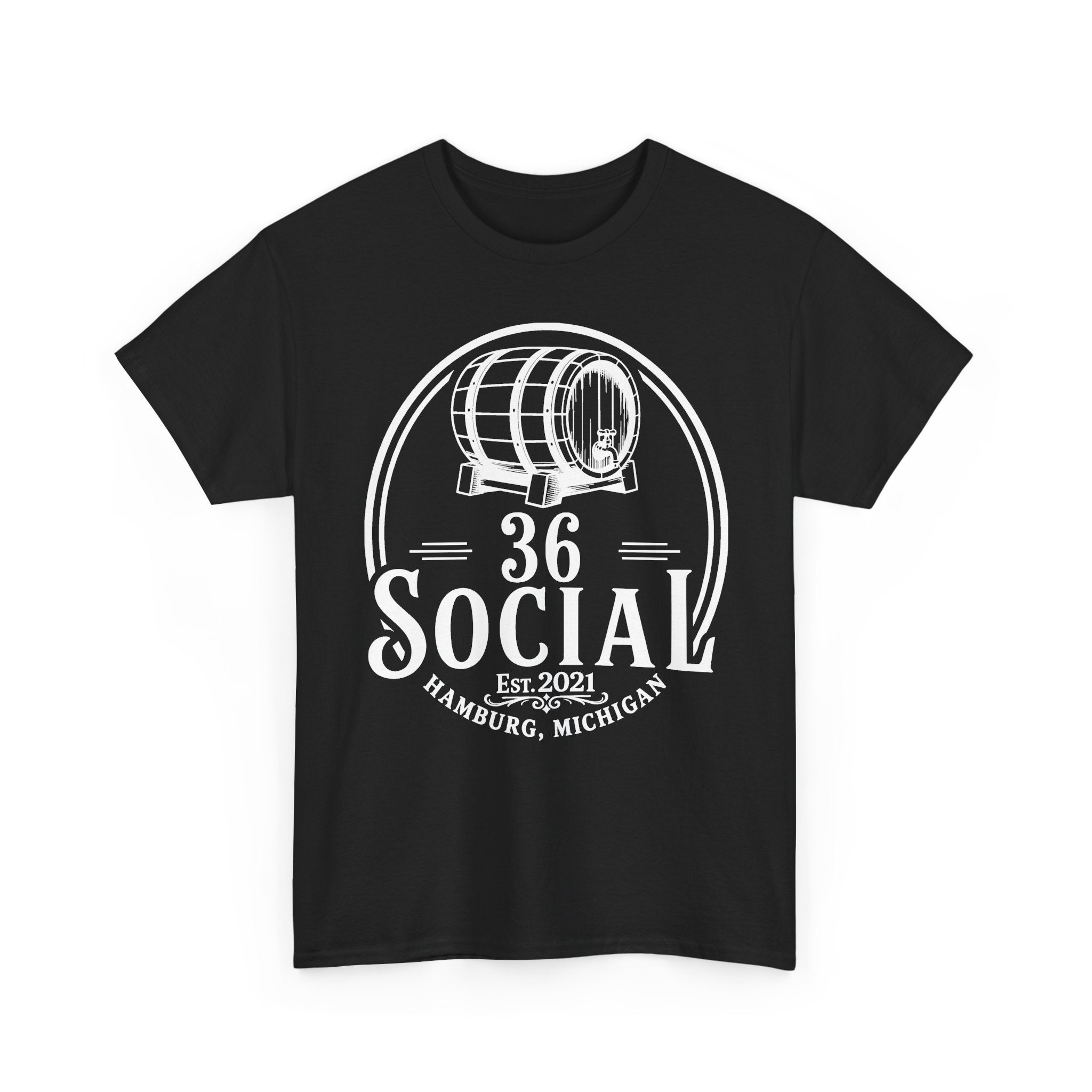 36 Social Logo 2 Black SL Basic T-Shirt - Unisex