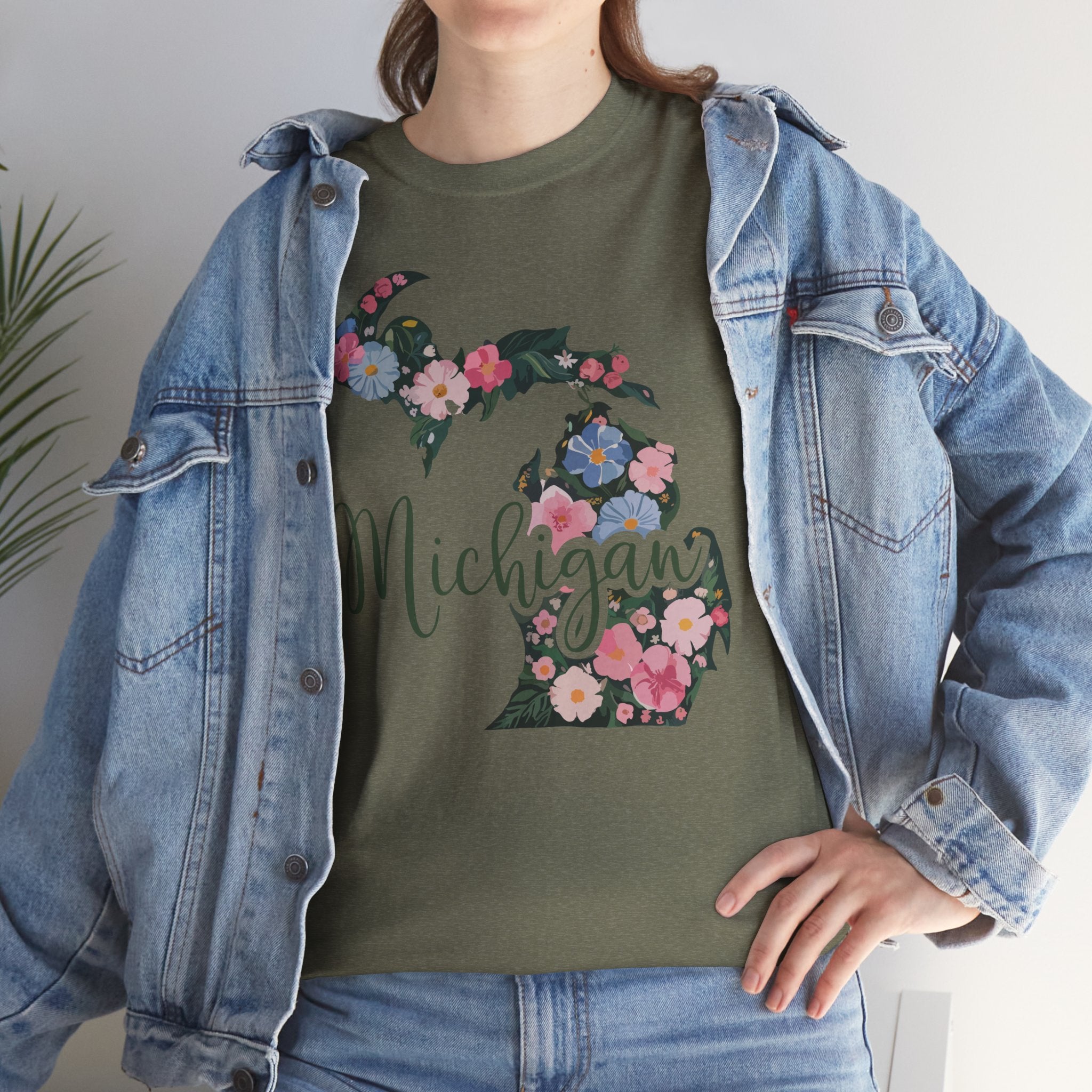 Michigan Floral T-Shirt - Unisex