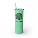 Skinny Steel Tumbler with Straw - 20oz - Big Lake Glass