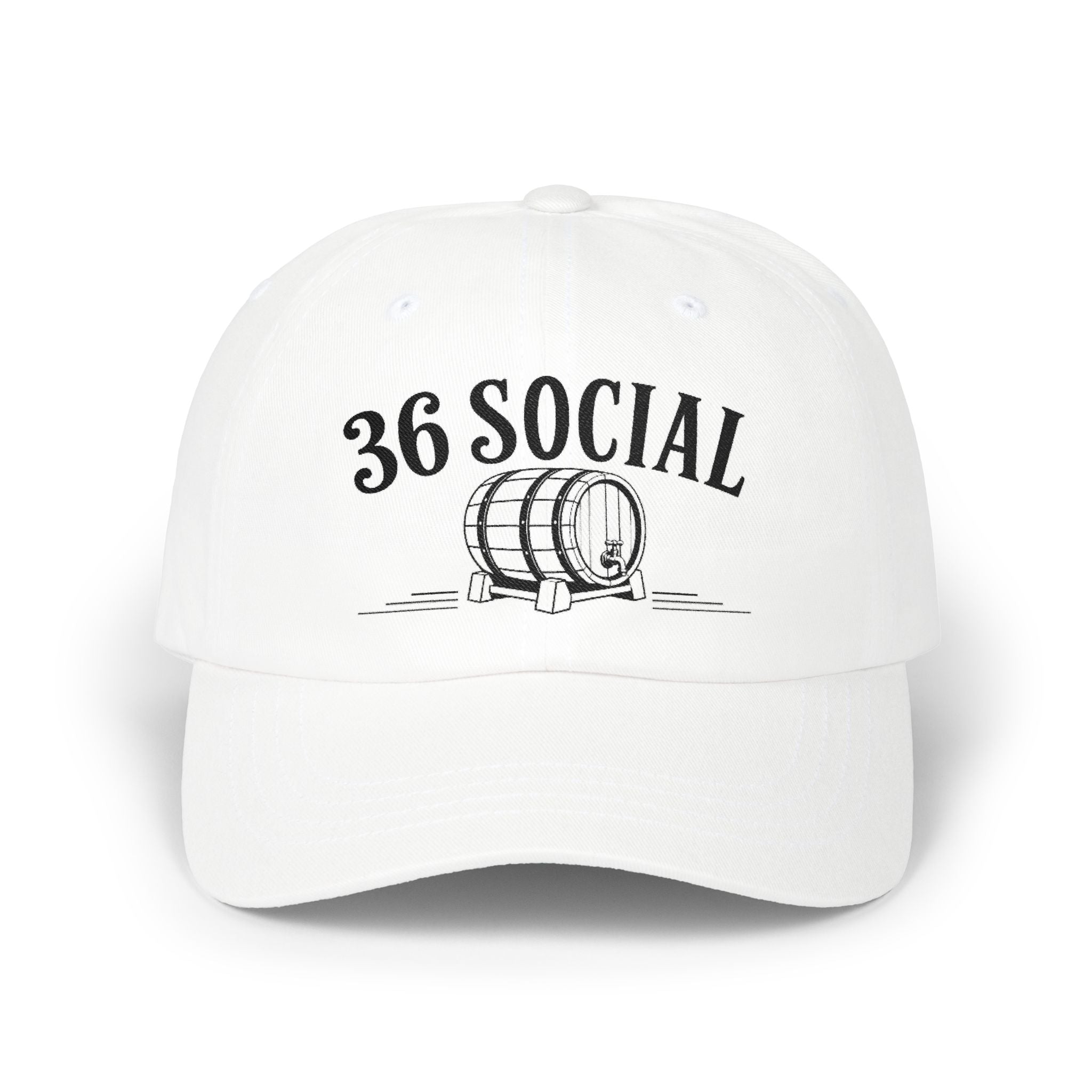 Classic Dad Cap - Embroidered - 36 Social