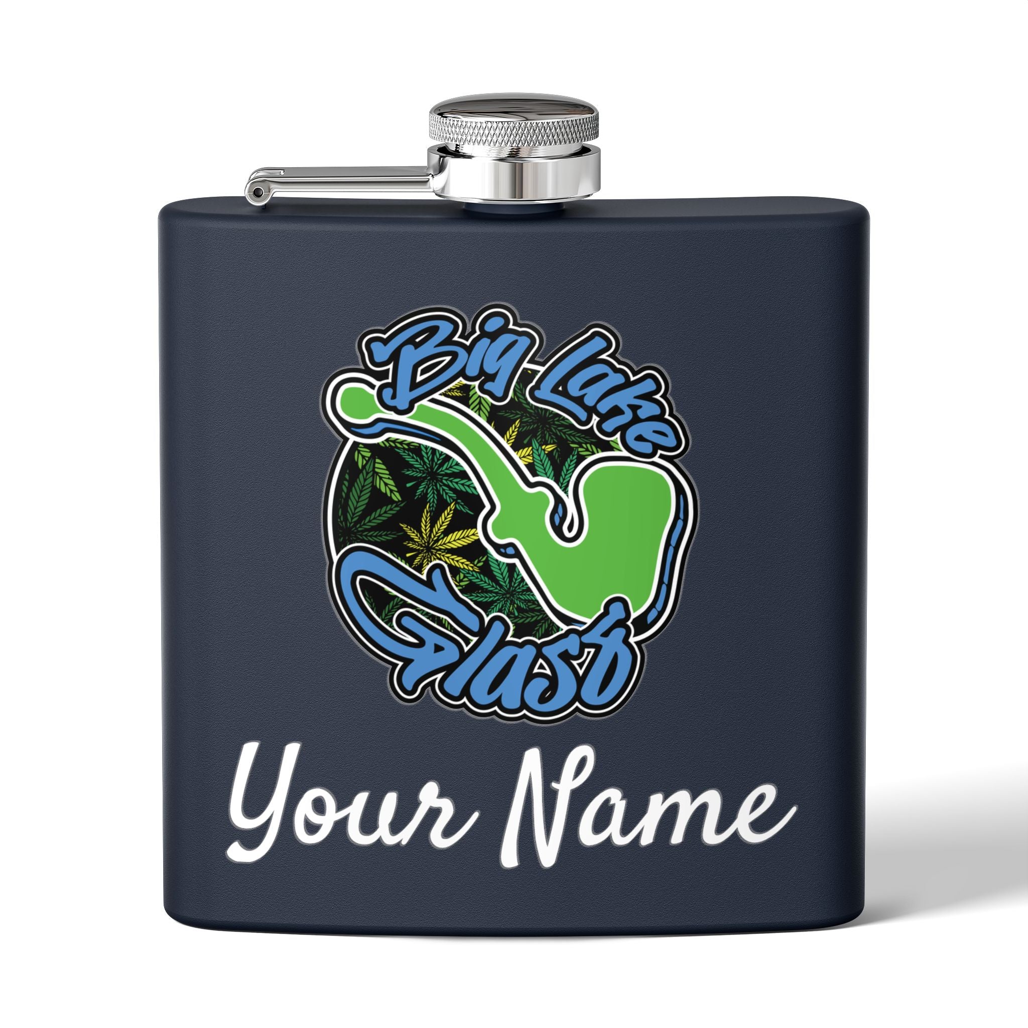 Flask - 6oz - Big Lake Glass Pipe