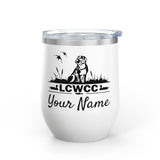 LCWCC Dog Logo Wine Tumbler - 12oz