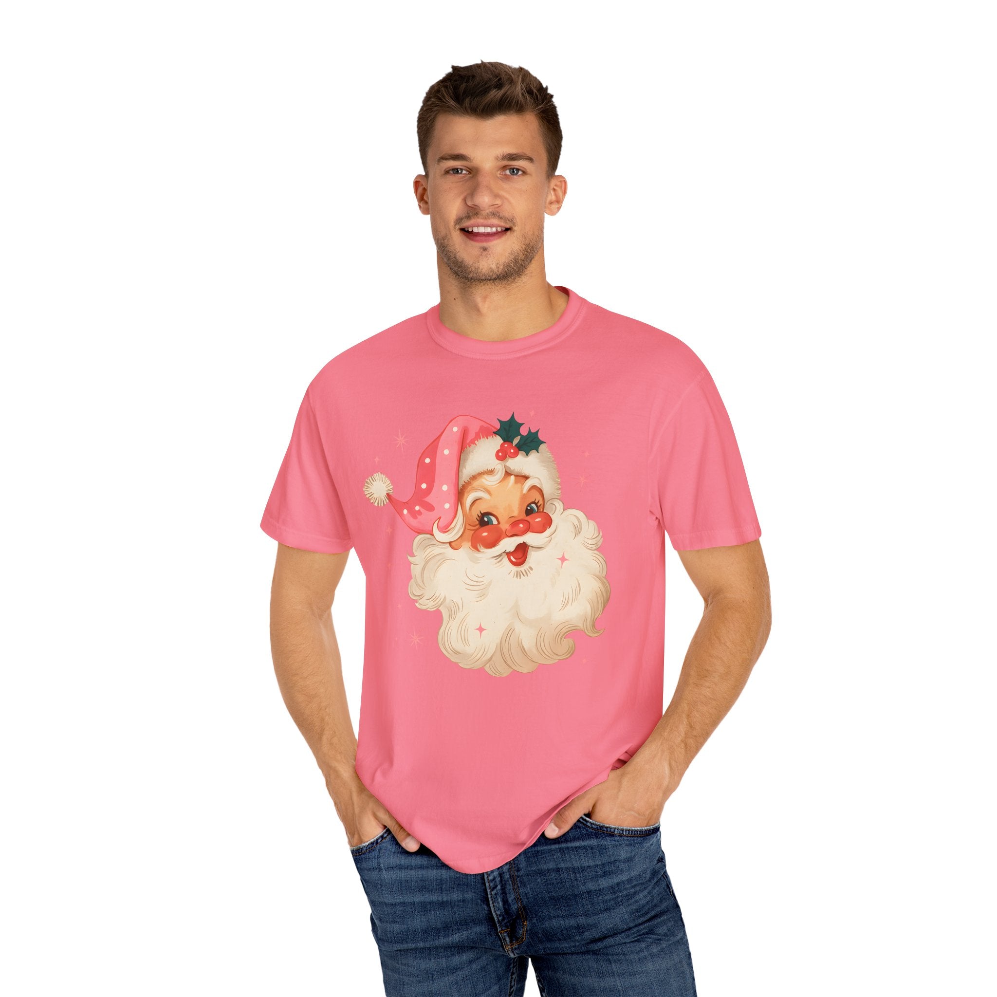 Pink Santa Premium T-Shirt - Unisex