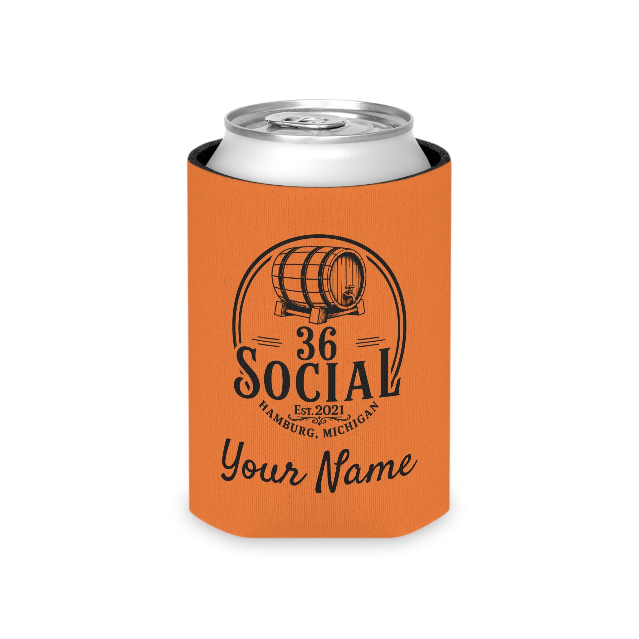 36 Social Logo 2 SL Can Cooler - Regular - Orange (Satisfy)