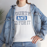 Fouth and Go For It Blue & Gray Basic T-Shirt - Unisex