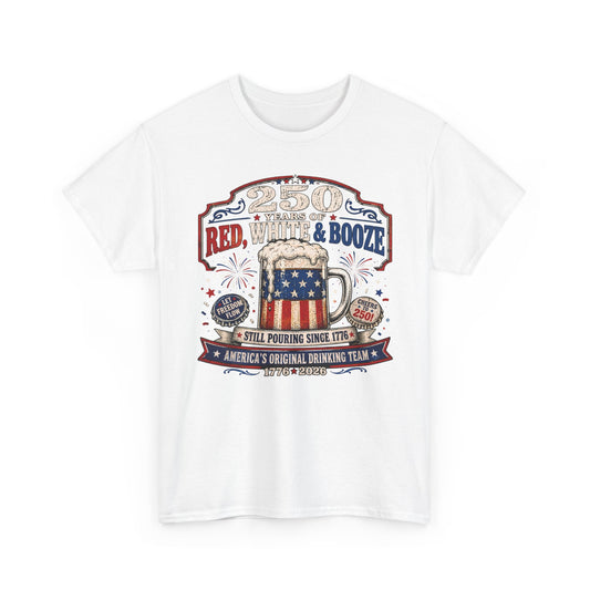 Funny Beer Mug Bootvan 250th Anniversary Patriotic Basic T-Shirt - Unisex