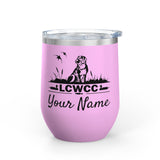 LCWCC Dog Logo Wine Tumbler - 12oz