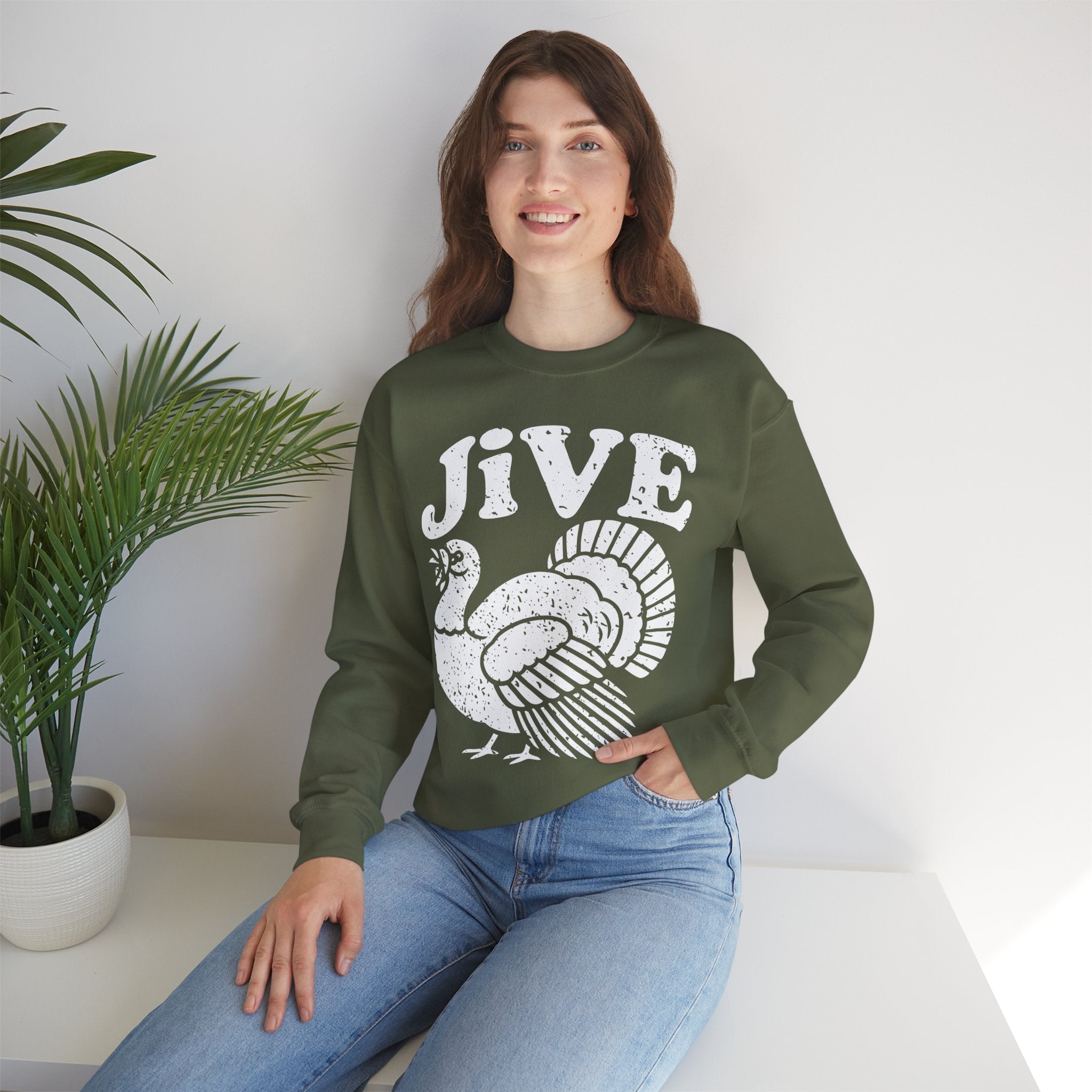 Jive Turkey Crewneck Sweatshirt - Unisex