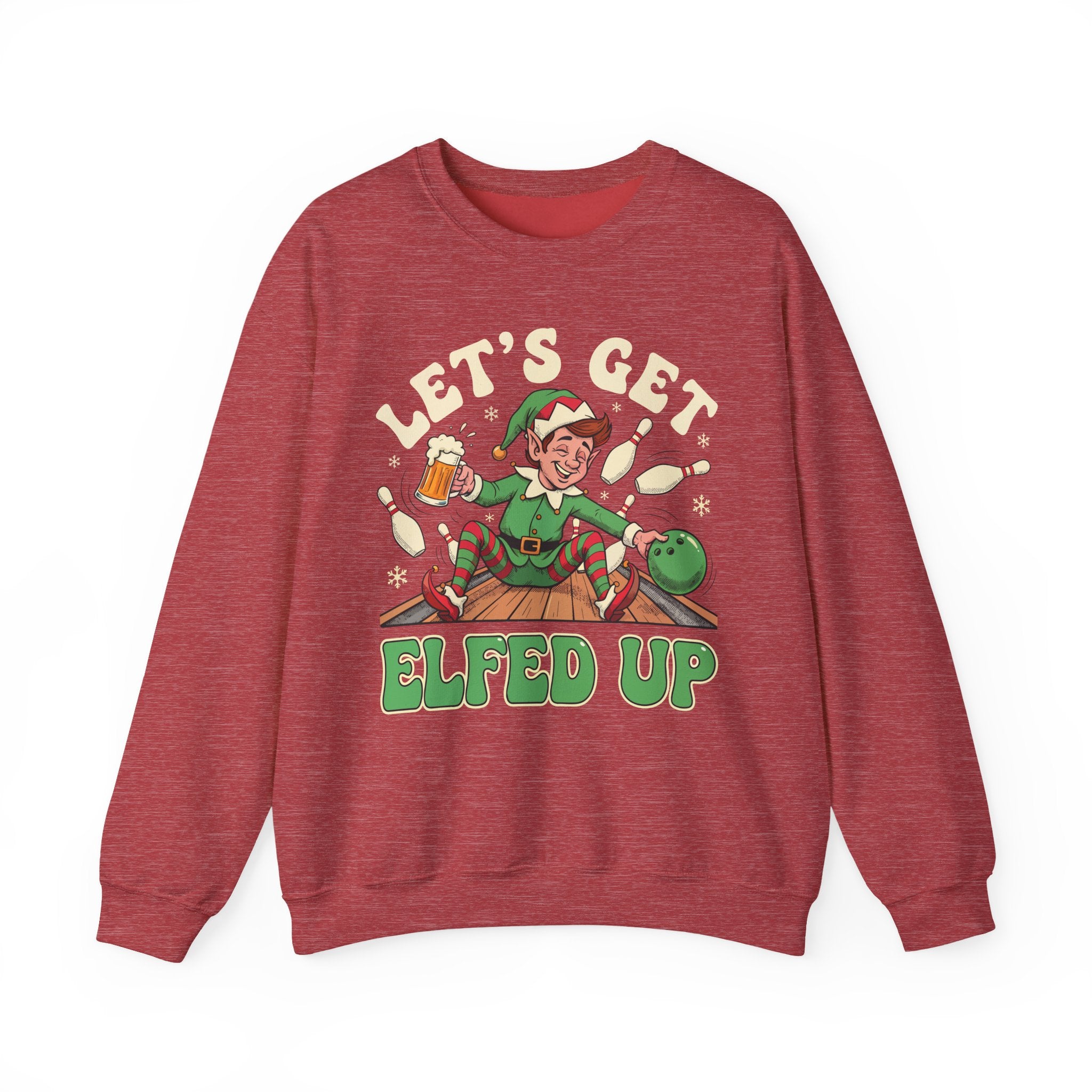 Lets Get Elfed Up Crewneck Sweatshirt - Unisex
