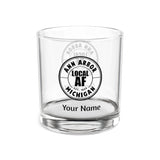 Ann Arbor Local AF Rocks Glass - 10oz