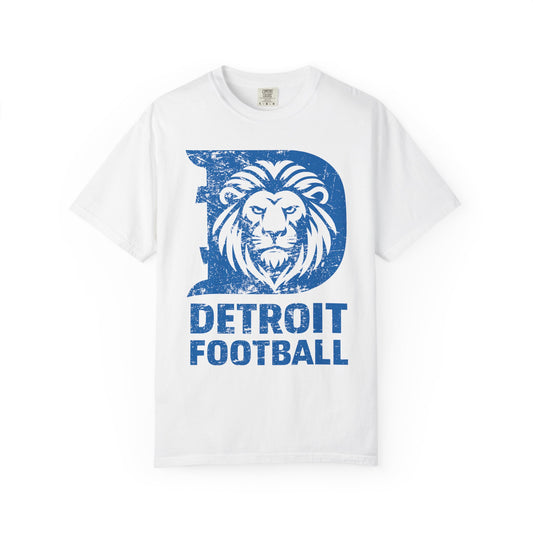 Detroit Football Blue Premium T-Shirt - Unisex