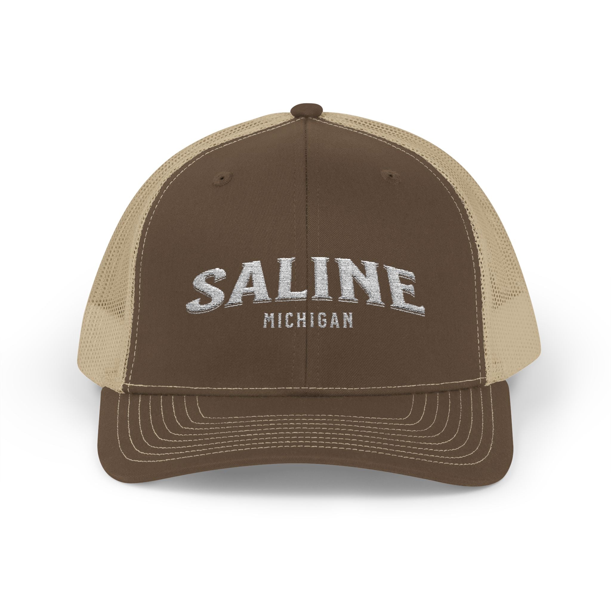 Saline Michigan Snapback Trucker Cap