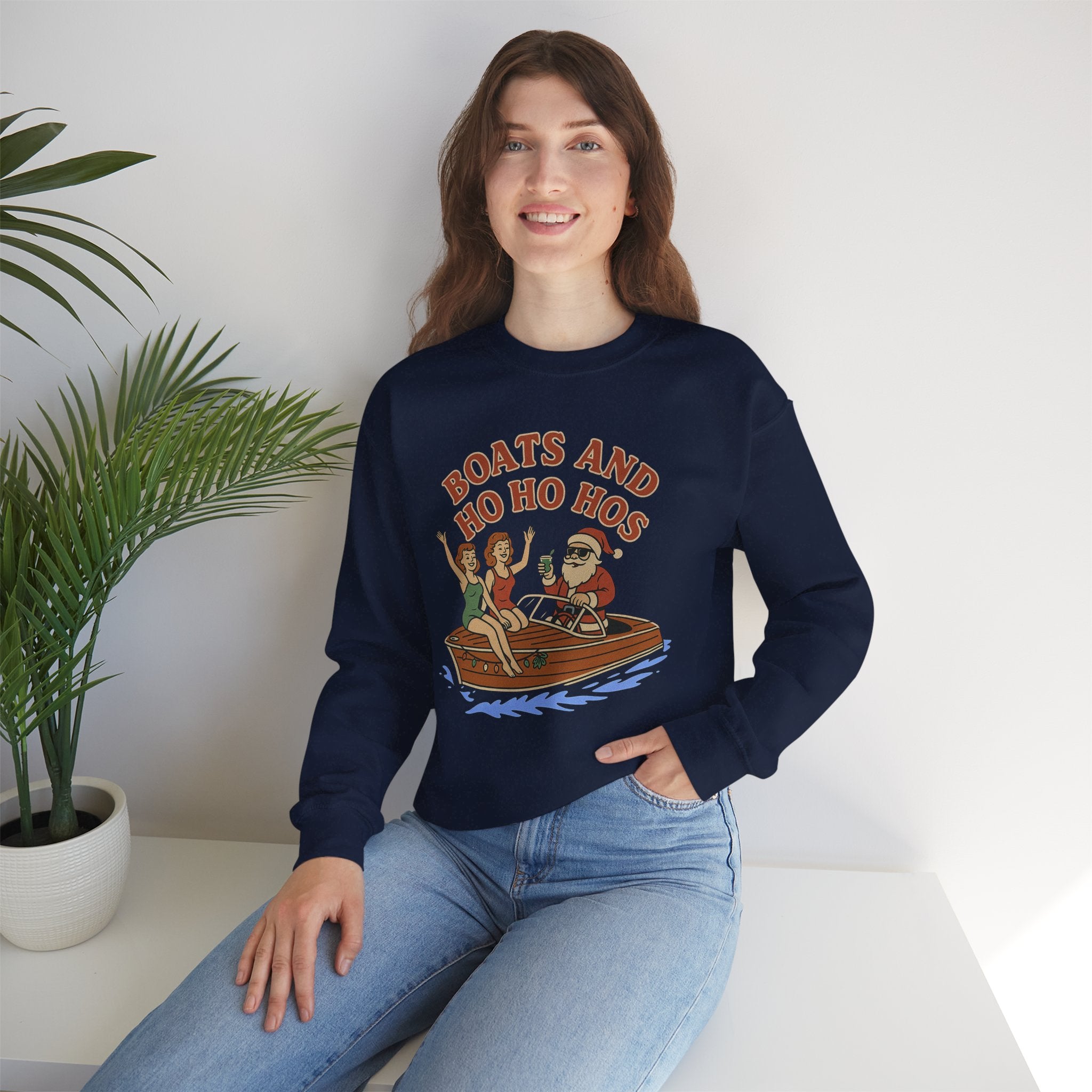 Boats And Ho Ho Hos Crewneck Sweatshirt - Unisex