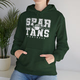 Spartans Football White Hoodie - Unisex