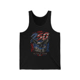 Soaring Eagle Thunder Freedom 250th Anniversary Patriotic Grunge Basic Tank Top - Unisex