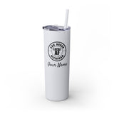 Ann Arbor Local AF Skinny Steel Tumbler with Straw - 20oz
