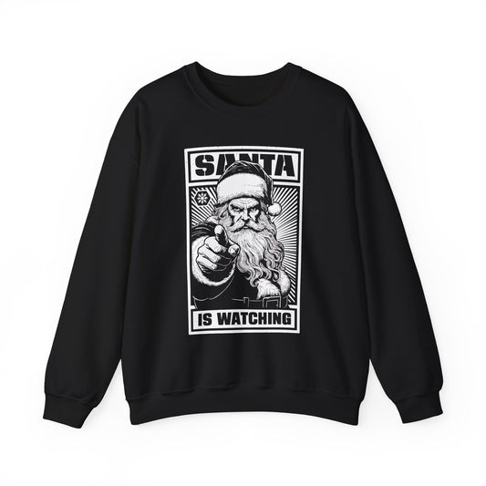 Santa is Watching Crewneck Sweatshirt - Unisex