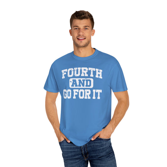 Fourth and Go For It White Premium T-Shirt - Unisex