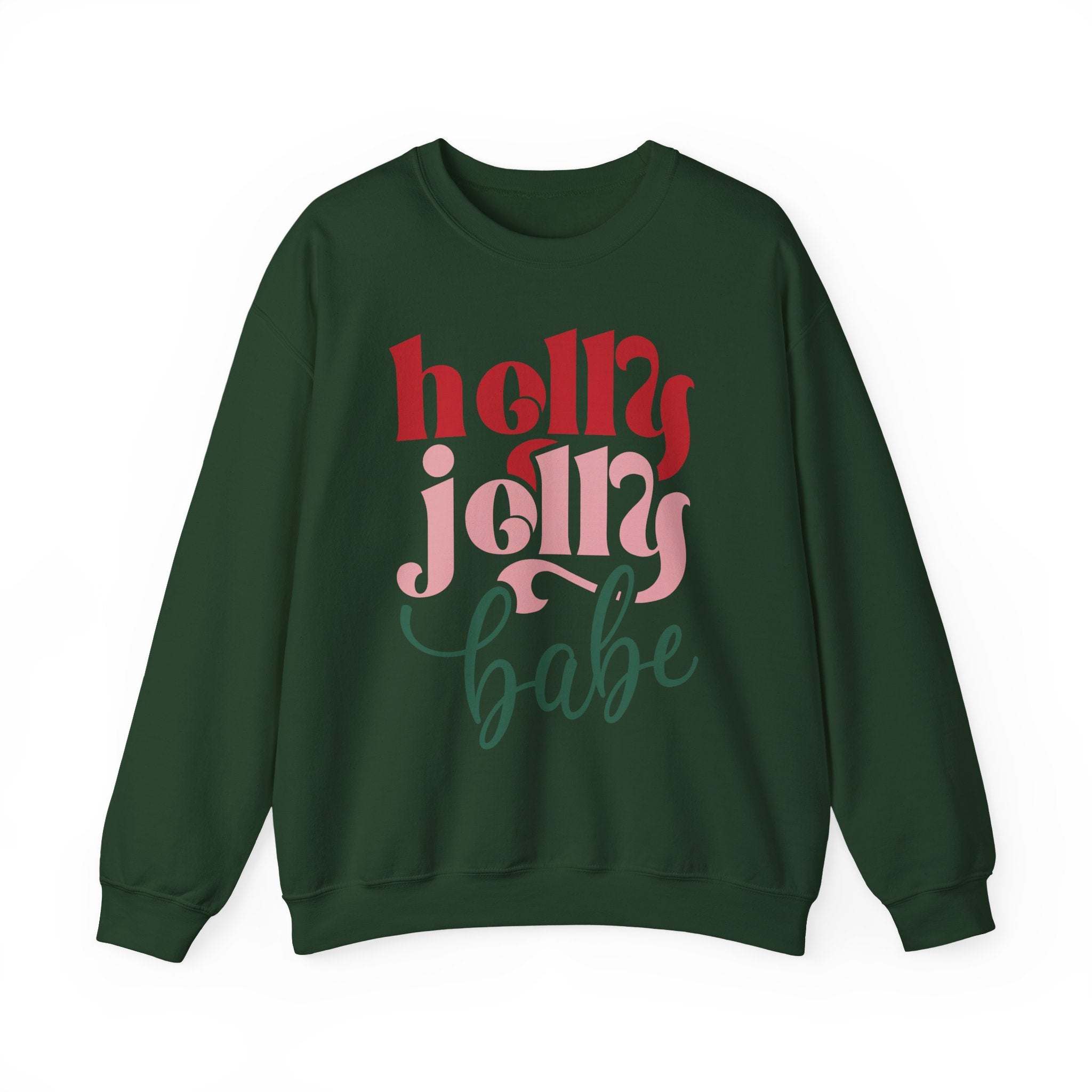 Holly Jolly Babe Crewneck Sweatshirt - Unisex