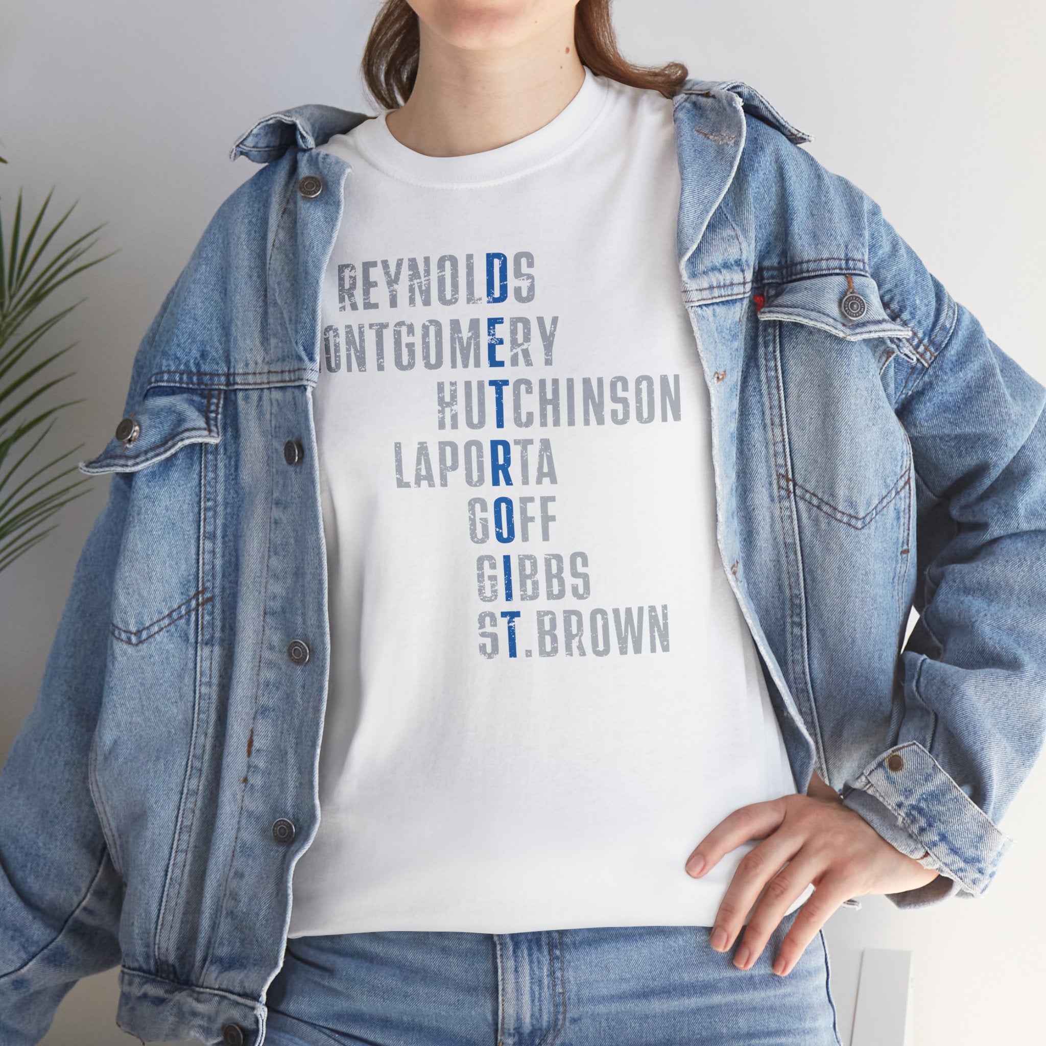 Detroit Names Basic T-Shirt - Unisex